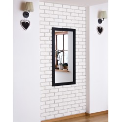 Lustro 130x50 w ramie czarnej
